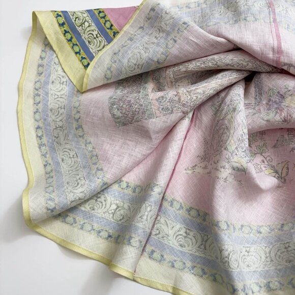 ALEMAIS Multicolour Monte Midi Dress in Linen - Picture 14 of 16